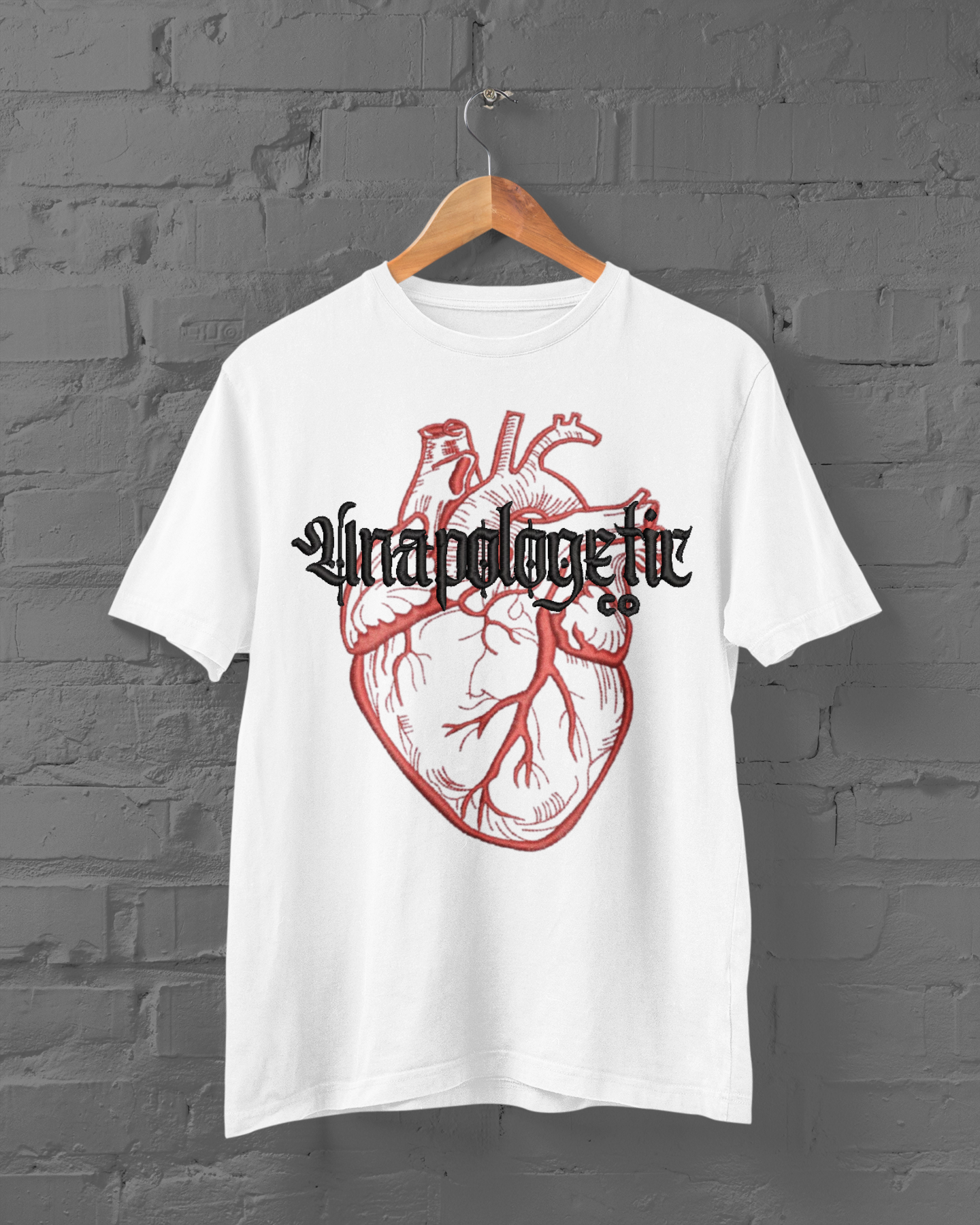 Short Sleeve Unapologetic with heart