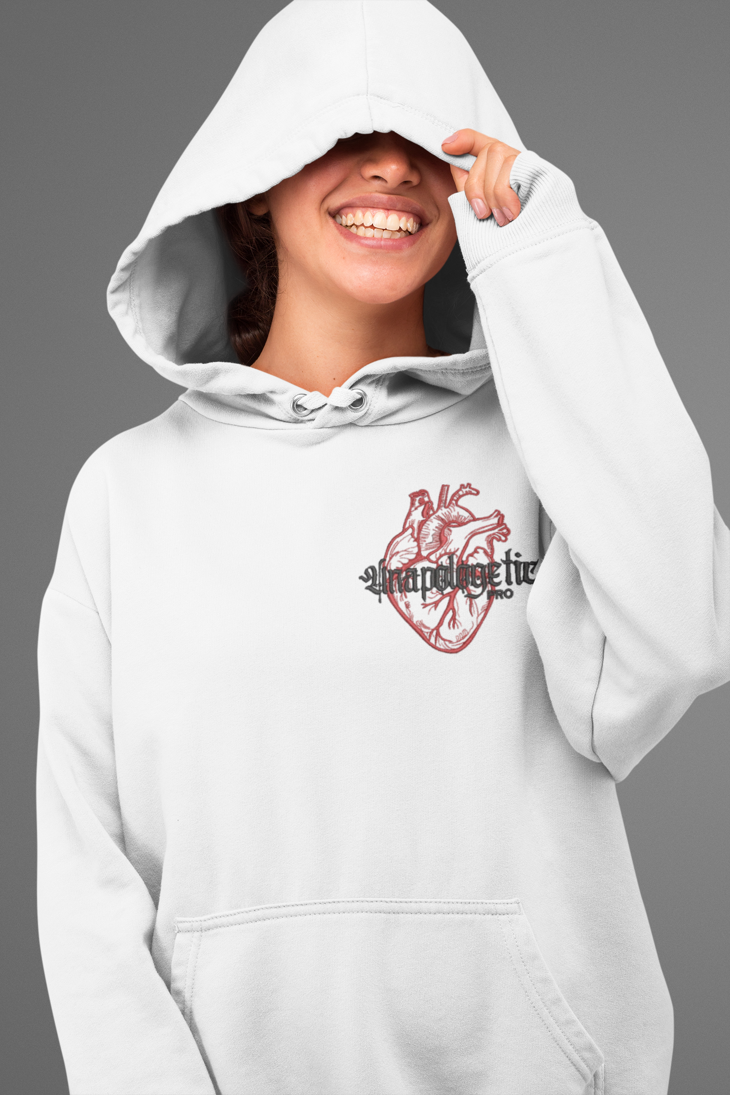 Unapologetic Hoodie with heart